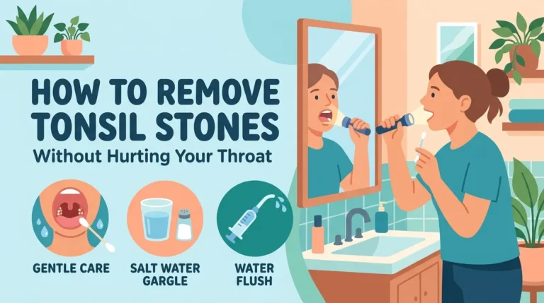 how to remove tonsil stones